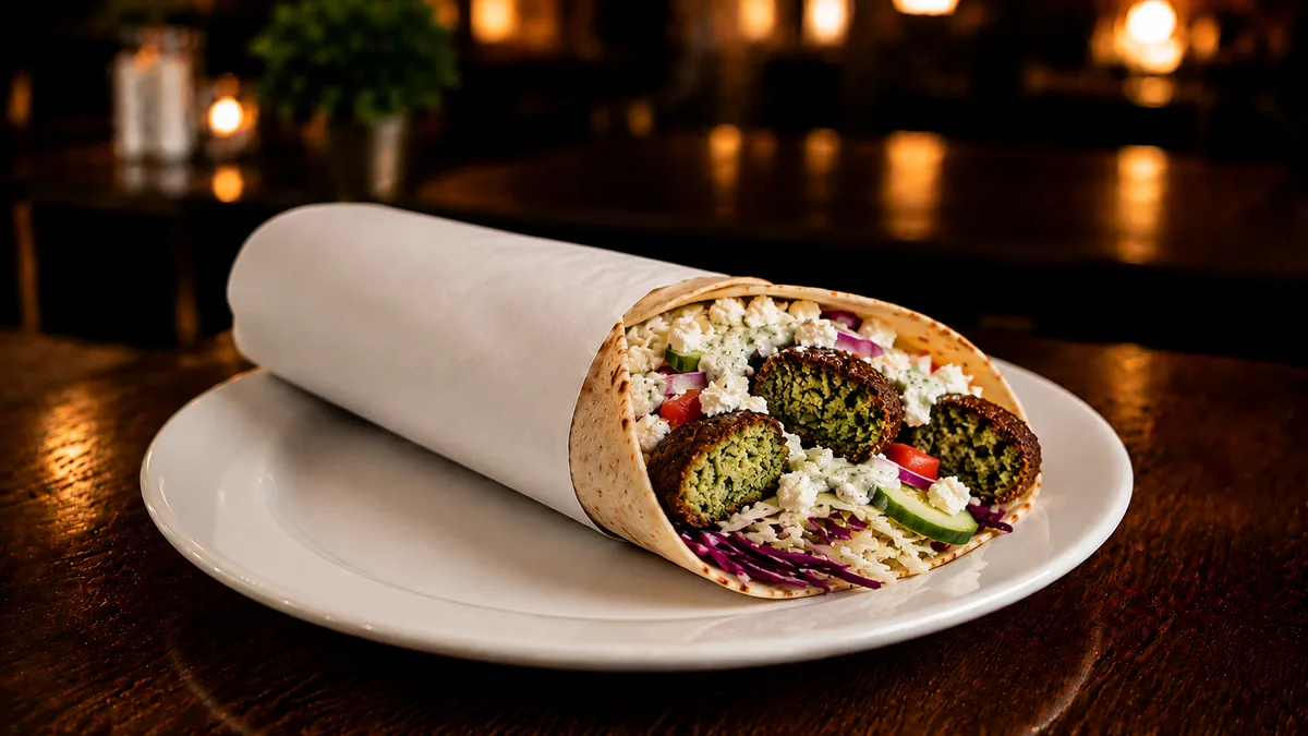 Falafel Dürüm mit Käse