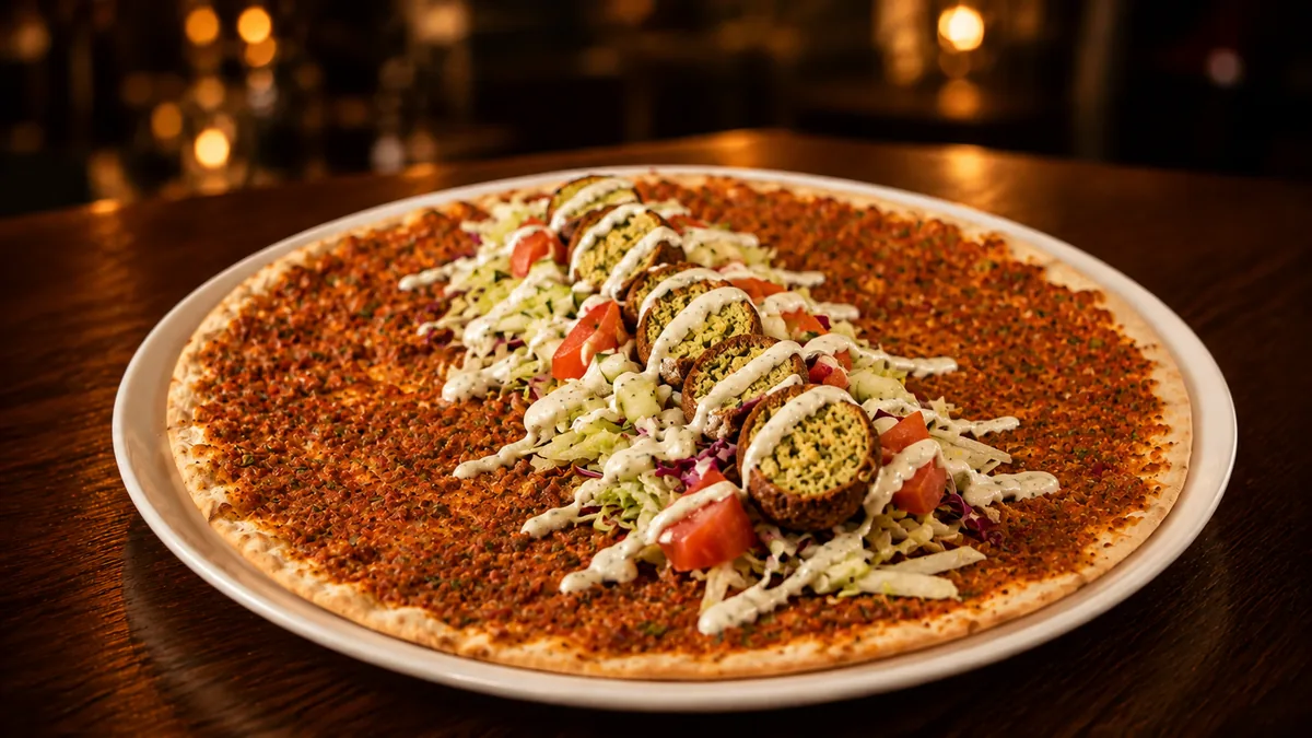 Falafel Lahmacun
