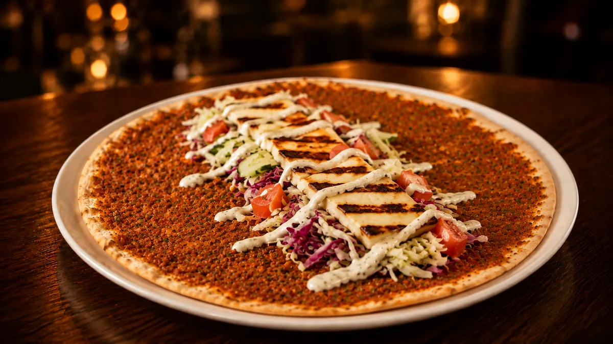 Halloumi Lahmacun