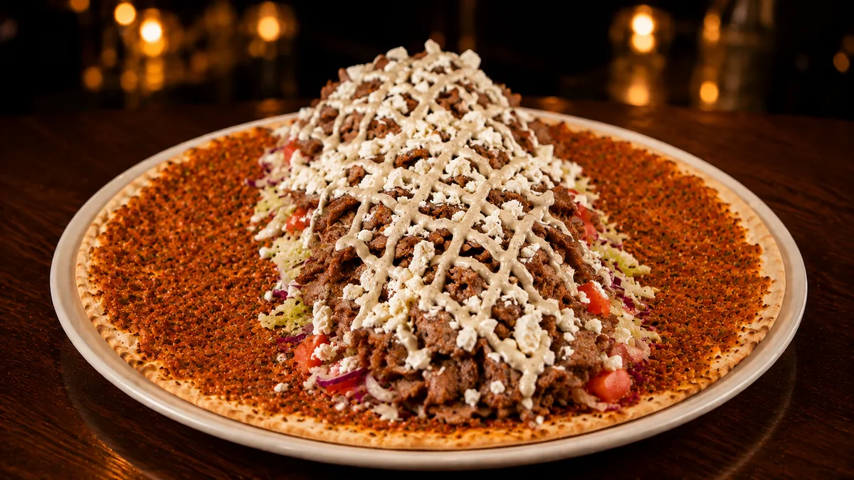 Super Döner Lahmacun mit Käse