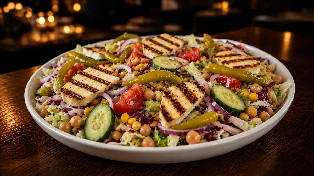 Halloumi Salat
