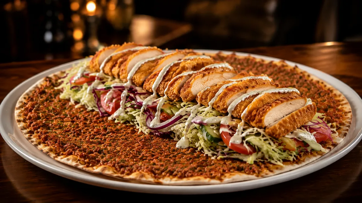 Schnitzel Döner Lahmacun